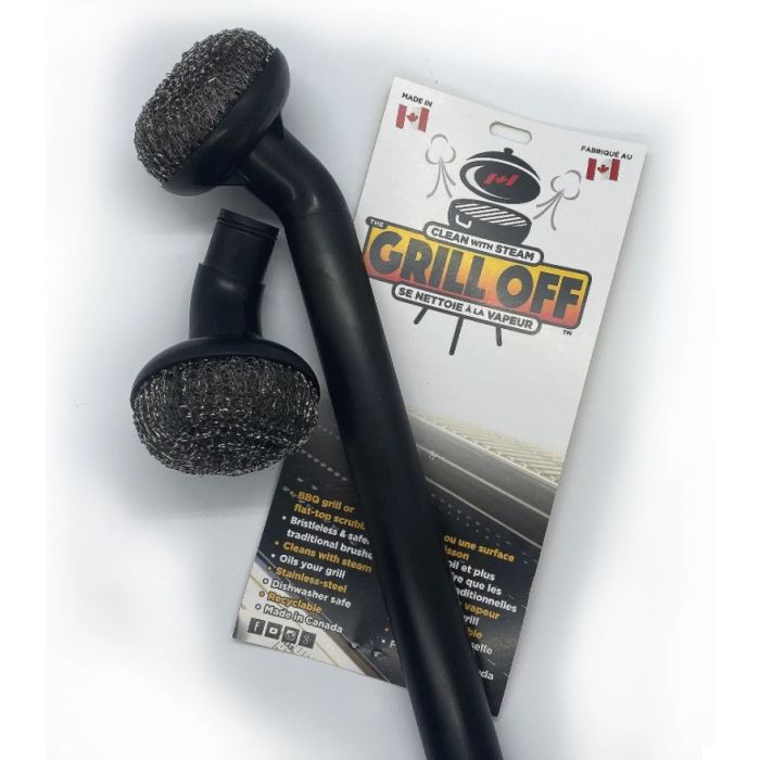 The Grill Off - BBQ Grill and Flat Top Scrubber,  Water and Steam Clean your Grill Grates 